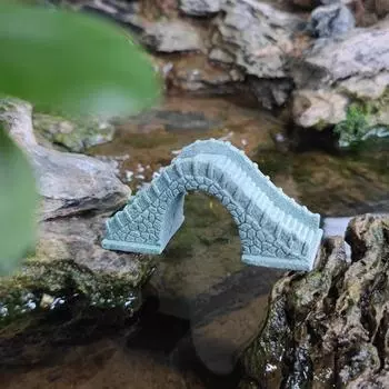 Миниатюрный арочный мостик для фей, фигурки, микроландшафтный террариум, набор для кукольного домика, украшения для улицы, цветочные горшки, украшения