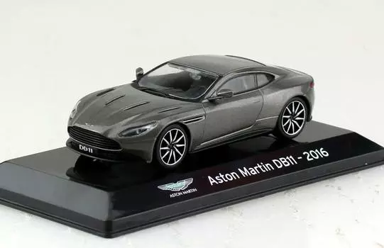 Миниатюрный автомобиль Aston Martin ASTON MARTIN DB11 2016 с корпусом 1/43 (серый) [элемент] серый