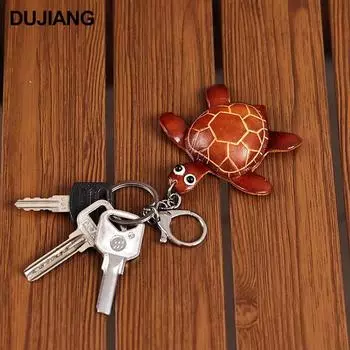 Миниатюрный брелок-подвеска в виде черепашки ручной работы и кроссбоди с милым брелоком в виде животного