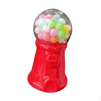 Миниатюрный диспенсер для конфет для кукольного домика 1/12, декоративный аксессуар красный