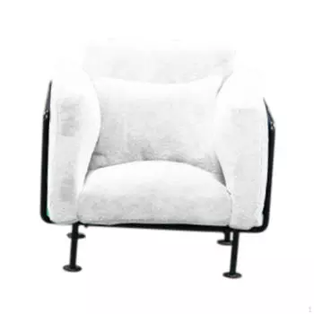 Миниатюрный диван для кукольного домика 1/6, мебель для кукольных сцен и предметов интерьера белый