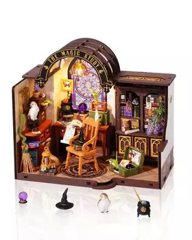 Миниатюрный домик Rolife DIY LED 3D ручной работы кукольный домик деревянные иллюстрированные инструкции внутренняя атмосфера для интерьера убийственно идеальный официально продан