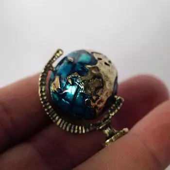 Миниатюрный глобус в масштабе 1/12 - украшение для гостиной своими руками - идеальный подарок 1Pc