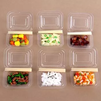 Миниатюрный игрушечный кукольный домик для выноса, коробка для фастфуда, украшения для мини-дома, коробка для обеда, аксессуары для кукольного дома, модель A2