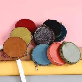 Миниатюрный кошелек Тонкая работа Портативный Устойчивый к разрыву коричневый