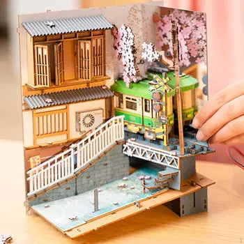 Миниатюрный кукольный домик для рукоделия, здание-головоломка для друзей, детей, день рождения