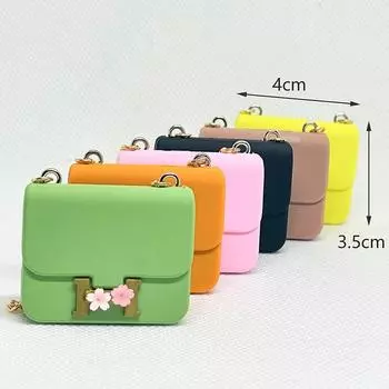 Миниатюрный кукольный домик, имитация сумки H Messenger, мини-ювелирное украшение Bjd