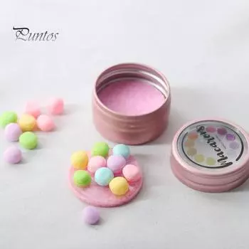 Миниатюрный кукольный домик Macaron, тонкая работа, милая смола, миниатюрная еда, игрушка, аксессуары для кукольного домика, украшение 1 Set