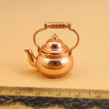 Миниатюрный кукольный домик с открытой крышкой, ретро-чайник, ремонт 1:Домик для кукол Фея 12 масштаба