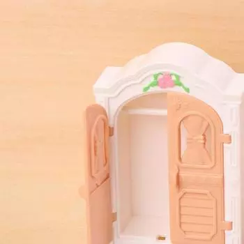 Миниатюрный кукольный домик, спальня, гостиная, кухня и набор мебели для ванной комнаты, аксессуары для кукольного дома, подарочные аксессуары