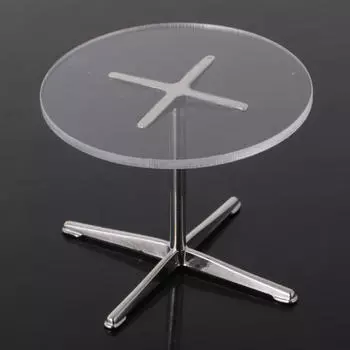 Миниатюрный простой круглый стол для кукольного домика 1/12, садовая мебель для кофе