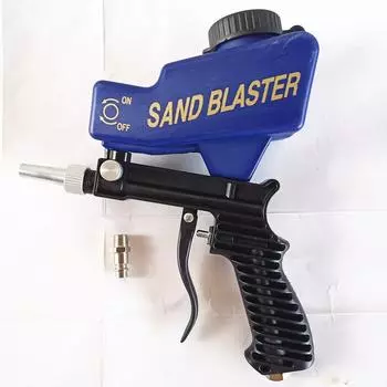 Миниатюрный ручной пневматический пескоструйный пистолет с гравитационной подачей - портативный аппаратный инструмент