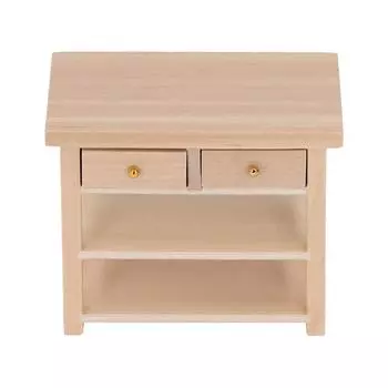 Миниатюрный шкафчик для ванной комнаты из березовой древесины, винтажный, изысканный, простой, многофункциональный, самодельный, мини-мебель