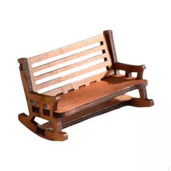 Миниатюрный стул в винтажном стиле, мини-скамейка, орнамент, декоративное имитационное украшение для