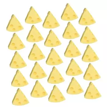 Миниатюрный сыр Toyvian, модель сыра Imi, фигурка, образец, имитация сыра, миниатюрные украшения, аксессуары, забавные аксессуары для кукольного домика 100 жёлтый