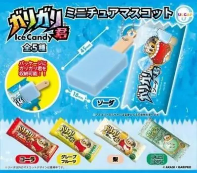 Миниатюрный талисман, набор из 5 типов, полная комп Gacha Gacha Capsule Toy Garigari-kun vol.2