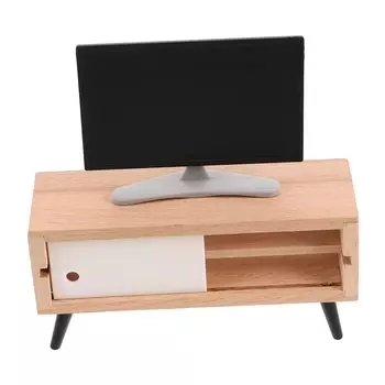 Миниатюрный телевизор SAFIGLE, маленький миниатюрный шкаф, мини-телевизор, игрушечный кукольный домик, мебель, украшение для гостиной, ролевые игры, подарок для девочки