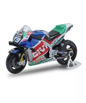 Миниатюрный велосипед Maisto LCR Honda Castrol RC213V Alex Marquez MotoGP 2021 1/18 #73