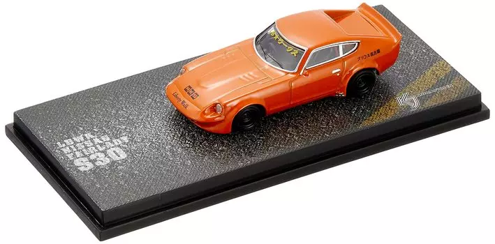 Миниатюры KJ LBWK Fairlady S30 Orange Готовый продукт 1/64 оранжевый