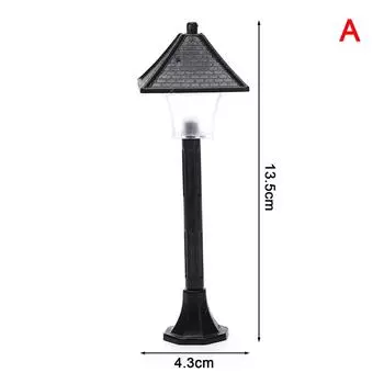 Миниатюры Парк Уличный Фонарь Кукла Микро Ландшафтный Дизайн Уличный Фонарь Домашний Декор