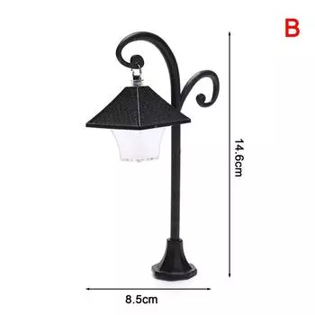 Миниатюры Парк Уличный Фонарь Кукла Микро Ландшафтный Дизайн Уличный Фонарь Домашний Декор