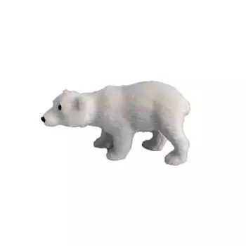 Миниатюры плюшевые фигурки с имитацией белого медведя Мини-поддельные животные украшения стола украшения подарок