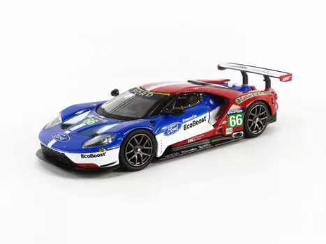 Миниатюры TrueScale MINI GT Ford GT LMGTE PRO Le Mans 24 Hours 2016 Ford Chip Ganassi Team Набор из 4 готовых изделий MGTS0001 1/64