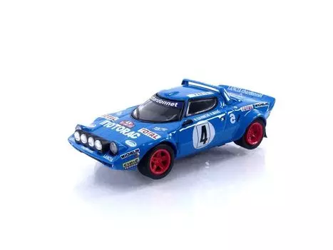 Миниатюры TrueScale MINI GT Lancia Stratos HF Monte Carlo Rally 1979 Winner Car Собранный вручную продукт 1/64 #4 (Левый привод)