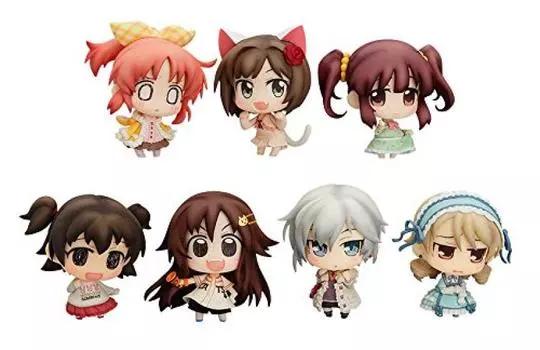 Minicchu Idolmaster Cinderella Girls Idolmaster Cinderella Girls 03 ПВХ окрашенная торговая фигурка коробка из 9 штук немасштабная