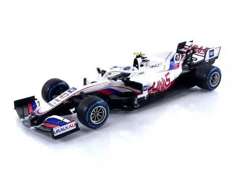 Minichamps 110211347 Uralkali Haas F1 Team GP 2021 Collectible Miniature Car Multicolor 118 VF-21-Mick Schumacher-Belgium