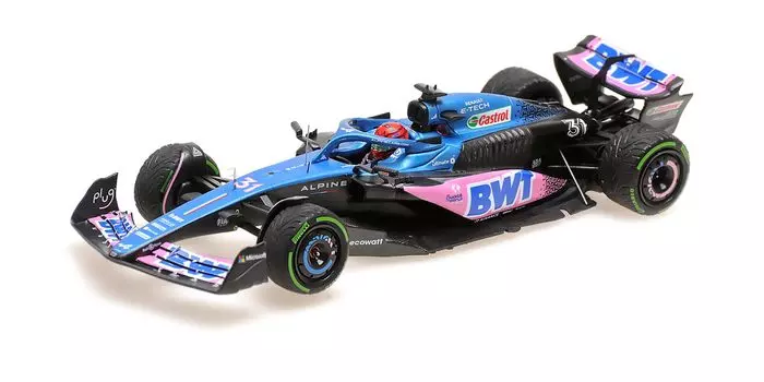 Minichamps 417230731 BWT Alpine F1 Team A523 Эстебан Окон 3-й Гран-при Монако 2023 года, миниатюрная коллекционная машина в масштабе 1/43