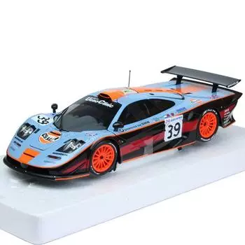 Minichamps 530133739 McLaren F1 GTR Gulf Team Давидофф, 24 часа Ле-Мана, 1997 г., 1/18 Беллм/Гилберт Скотт/Секия