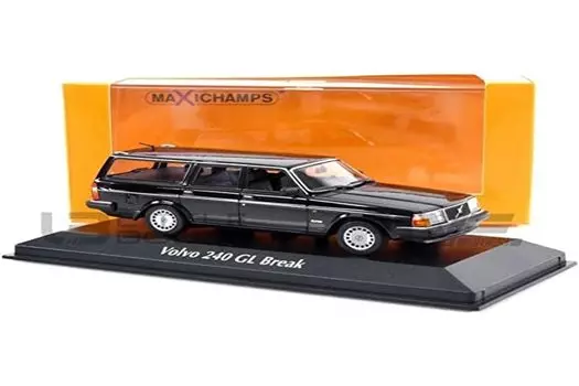 Minichamps 940171416 Volvo 240 GL Blake Black 1986 Масштабная коллекционная модель - - 1/43 -