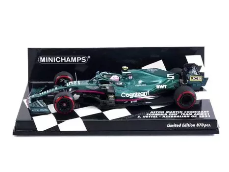 Minichamps A Martin COZ AMR21 Vettel 2021 2 место готовый продукт 1/43 AZE-GP