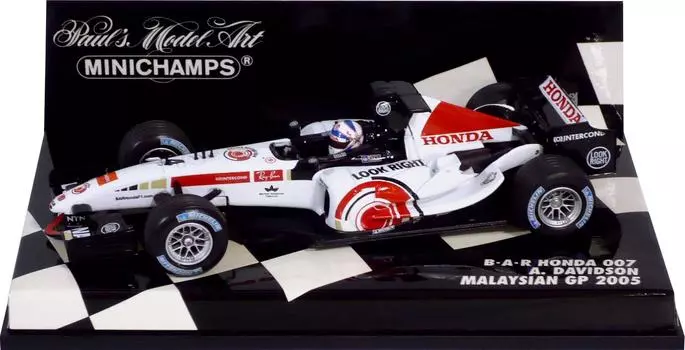 MINICHAMPS BAR HONDA 007 Гран-при Малайзии 2005 Дэвидсон 143 А.