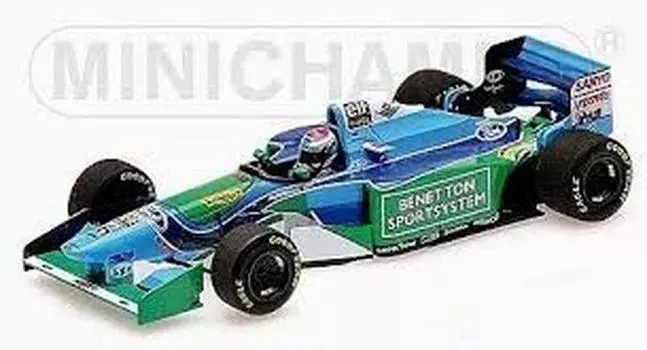 Minichamps Benetton Ford B194 1994 F1 Гран-при Венгрии 3-е место Ферстаппен первый из 1/43 #6 J. Подиум F1 [Изготовлен из смолы]