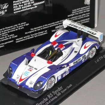 Minichamps DP Porsche RS Spider DYSON 4 место Завершенное изделие 1/43 (Себринг 08)