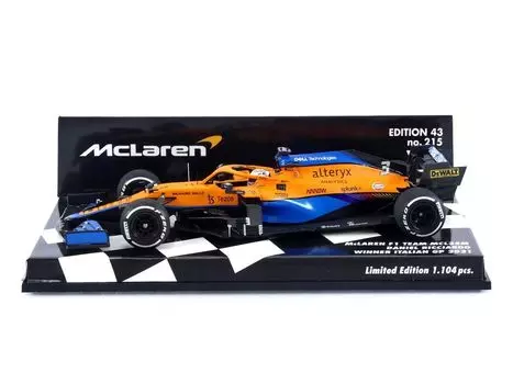 Minichamps McLaren MCL35M Рикардо Победитель Гран-при Италии 2021 Готовое изделие 1/43