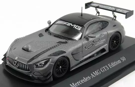 MINICHAMPS Mini Car BENZ AMG GT3 Edition 50 Серый металлик 1/43 Mercedes-Benz (С190) [Элемент] серый