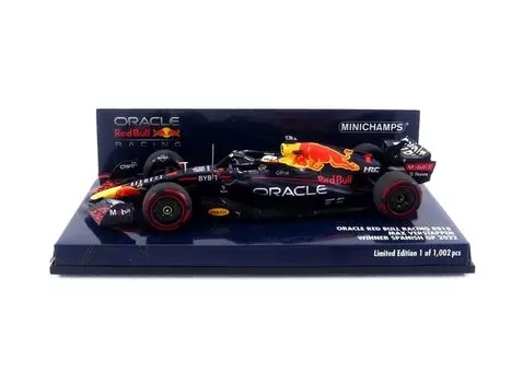 Minichamps Minichamps Oracle RB18 Verstappen Spanish GP 2022 Winner Completed Product 1/43