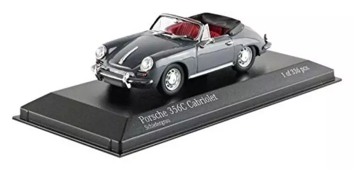 Minichamps Porsche 356 C Cabriolet 1965 Серый 1/43 шифер серый