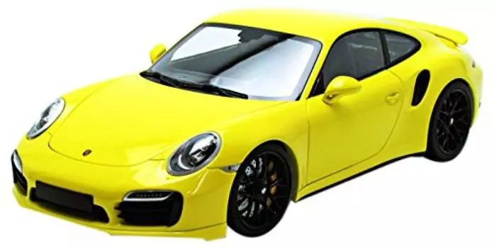 MINICHAMPS Porsche 911 Turbo S 2013 Желтый с черными дисками Porsche Turbo масштаб 1/18 жёлтый