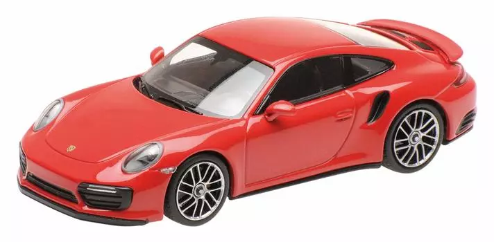 Minichamps Porsche 911 Turbo S 2016 Красный Готовая модель 1/43 красный