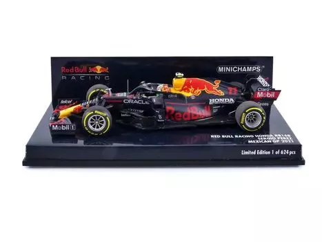 Minichamps Red Bull Honda RB16B Perez Mexico GP2021 Готовый продукт 1/43