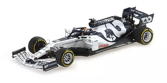 Minichamps Scuderia AlphaTauri Honda AT1 F1 Young Driver Abu Dhabi Test Yuki Tsunoda of 1/43 2020/12/15 #38 [Made resin] белый