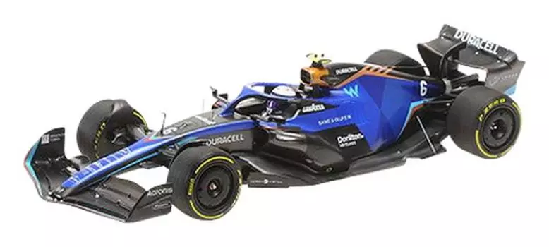Minichamps Williams FW44 Latifi Miami GP2022 Завершенный продукт 1/18