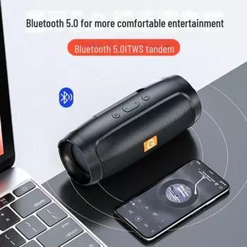 MiniE3 Bluetooth Dual Diaphragm Speaker - Портативный USB Card Subwoofer зелёный