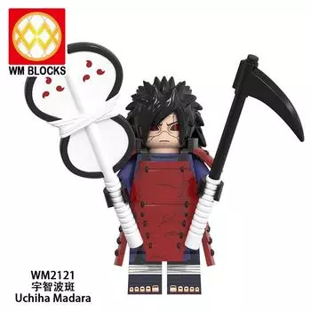 Minifigures Namikaze Narutoes Minato Hatake Kakashi Block Toys For Children Uchiha Madara B