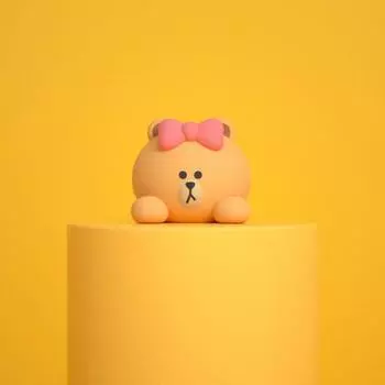 Минифигурка автомобиля Line Friends, Choco, 1 шт., корейский аксессуар для автомобиля