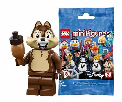 Минифигурка LEGO Disney Series 2 Chip нераспечатанная [71024-7]